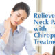 Image of lady holding her neck with neck pain