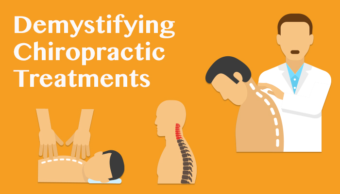 Title image for blog entitled "Demstifying Chiropractic Treatments"