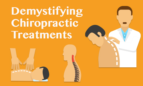 Title image for blog entitled "Demstifying Chiropractic Treatments"